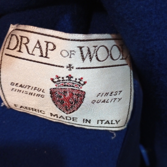 NEW Italian Long double breast wool coat 3XL - Picture 4 of 6